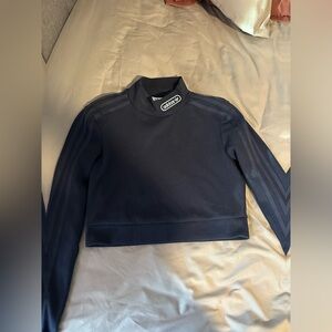 Adidas long sleeve crop top